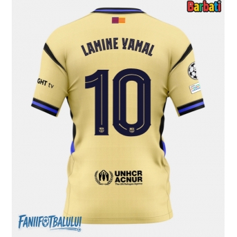 Barcelona Lamine Yamal #10 Tricou Fotbal Replică 2025-26 Barbati Deplasare